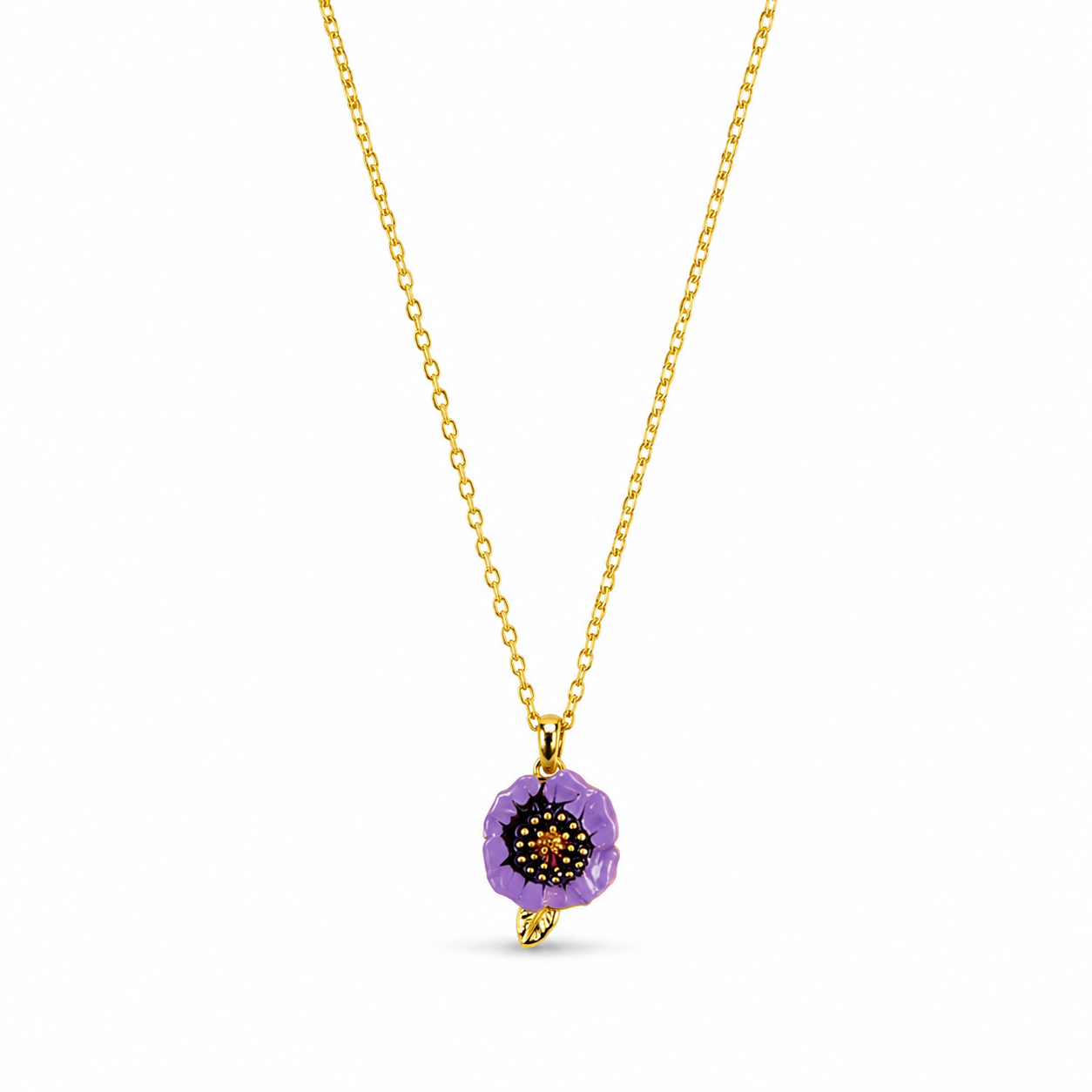 Violet Blossom Necklace