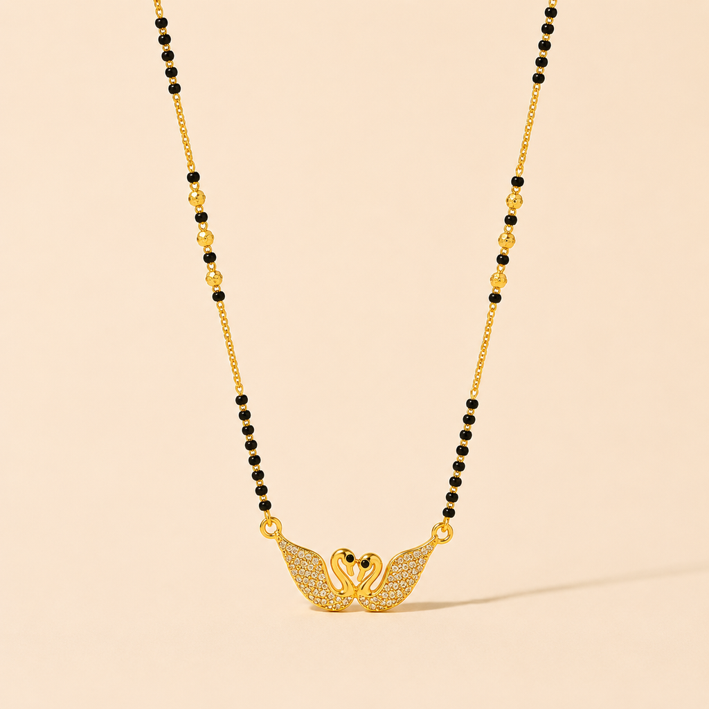 Swan Pair Mangalsutra