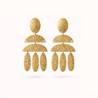 Amira Statement Earrings – 18K Gold Plated