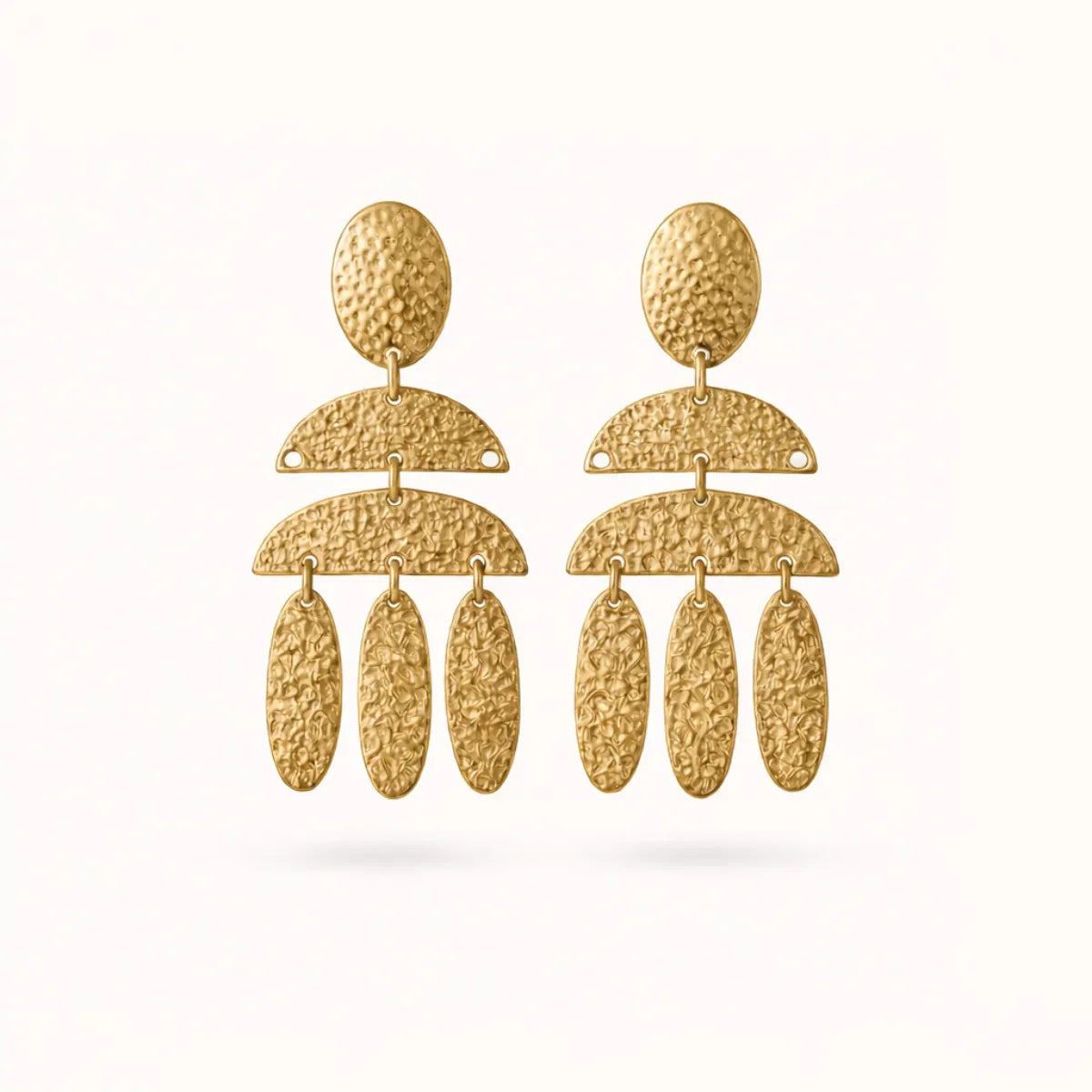 Amira Statement Earrings – 18K Gold Plated