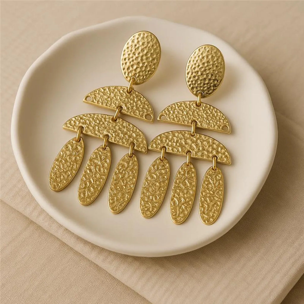 H statement earrings