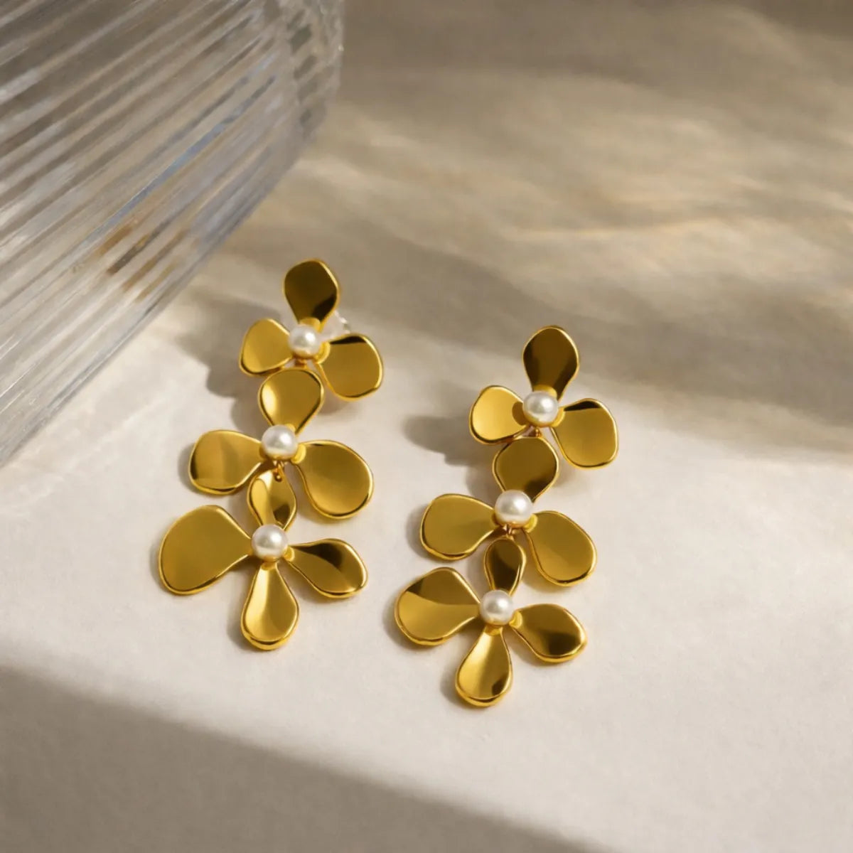 Flora Pearl Statement Earrings