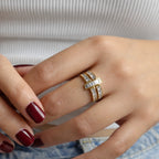 Zircon Marquise Adjustable Ring