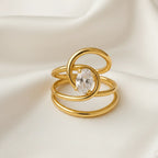 Aliya statement ring 75% image 2