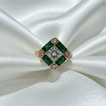 royal green zircon ring image 2 75%