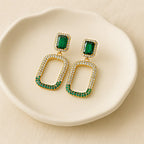 Bella Zirconia Earrings– 18K Gold Plated