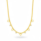 Angela Zircon Necklace– 18K Gold Plated