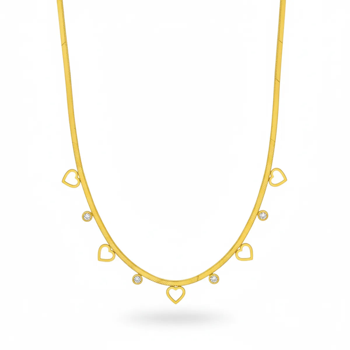 Angela Zircon Necklace– 18K Gold Plated