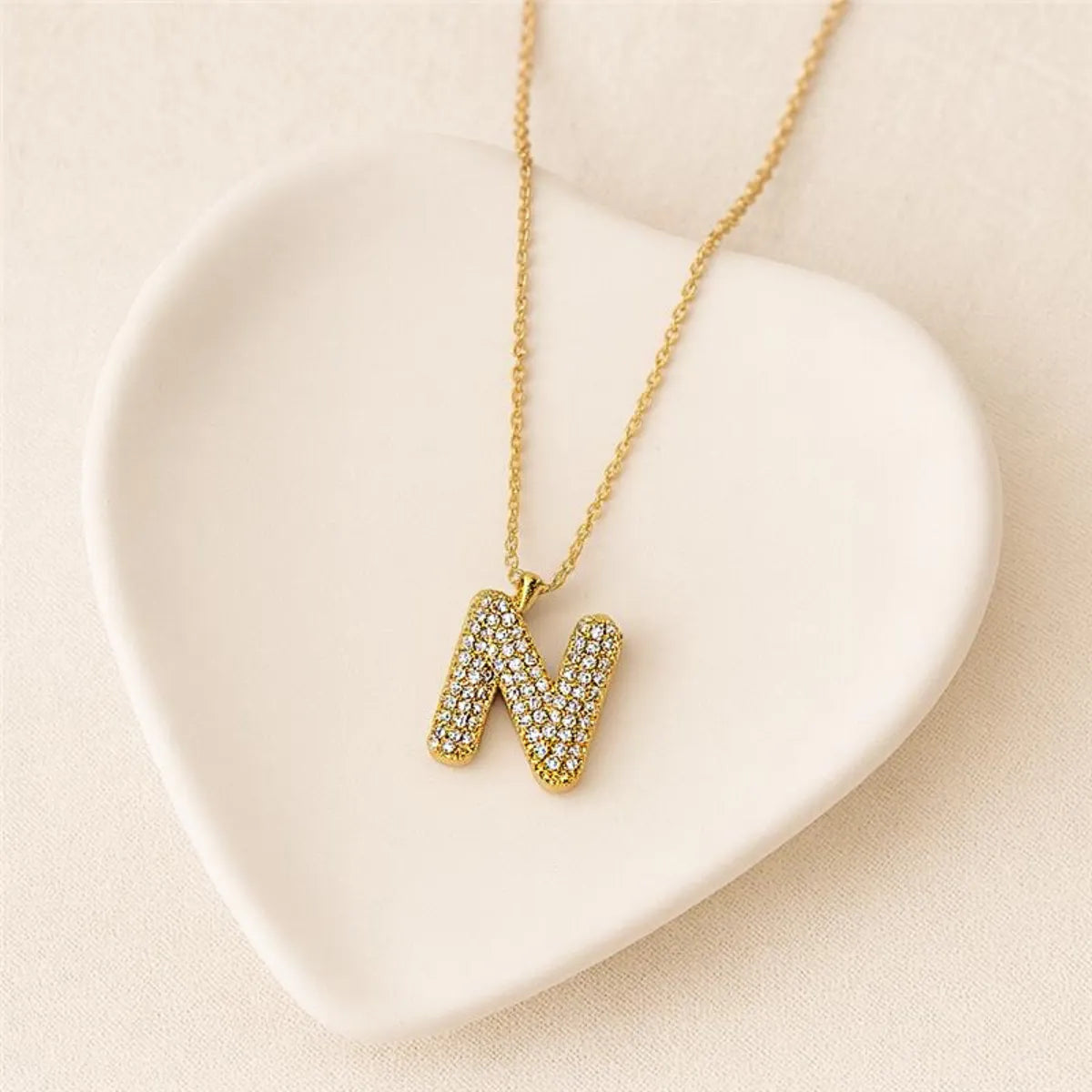 N necklace picsart 80%