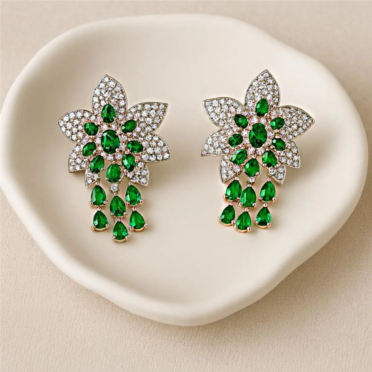 Rumi Zirconia Luxe Earrings