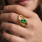 Cove Statement Adjustable Ring