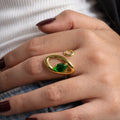 Cove Statement Adjustable Ring