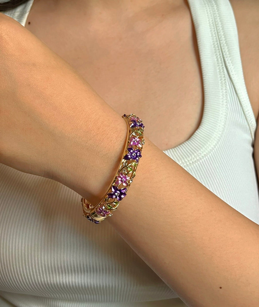 Lavender Noir Bracelet