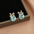 Crystal Bow Earrings