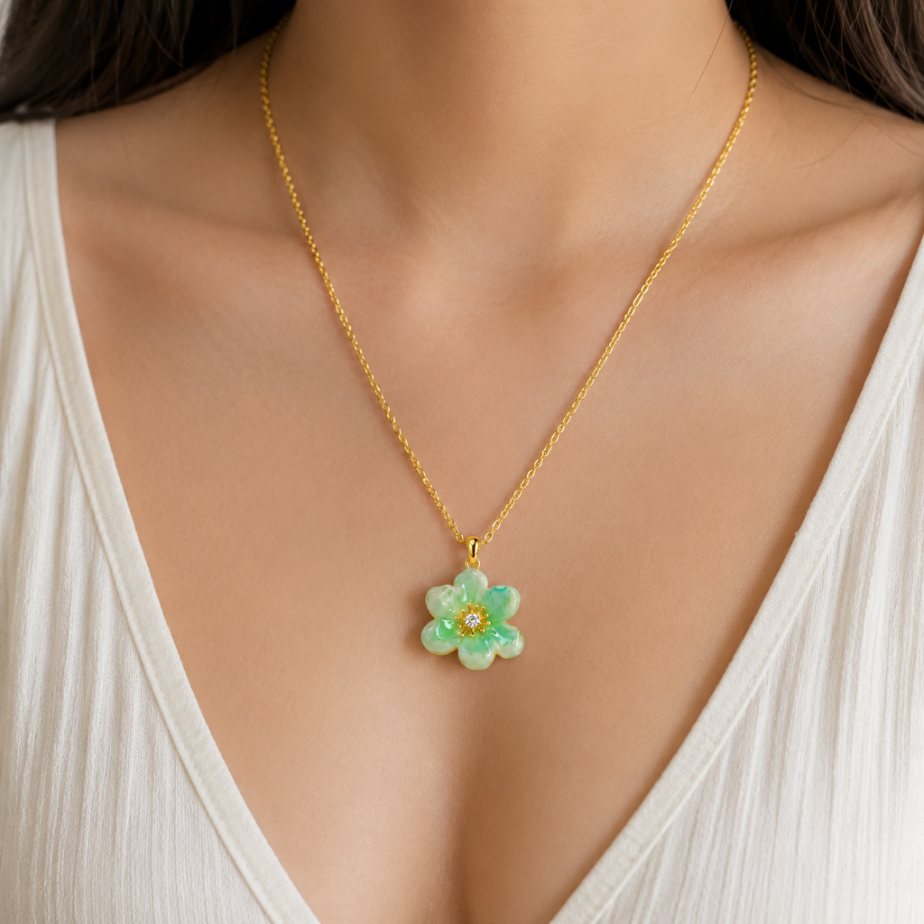 Mint Blossom Necklace
