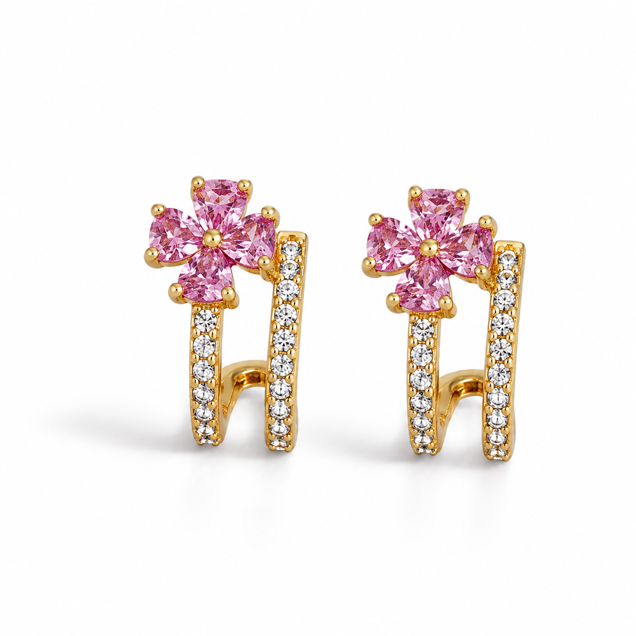 Bloom Huggie Earrings