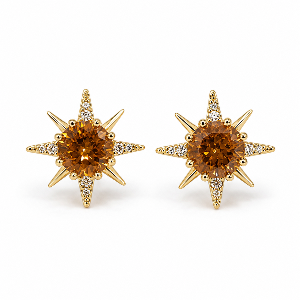North Star Stud Earrings