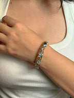 Aqua Flora Bracelet