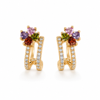 Bloom Huggie Earrings