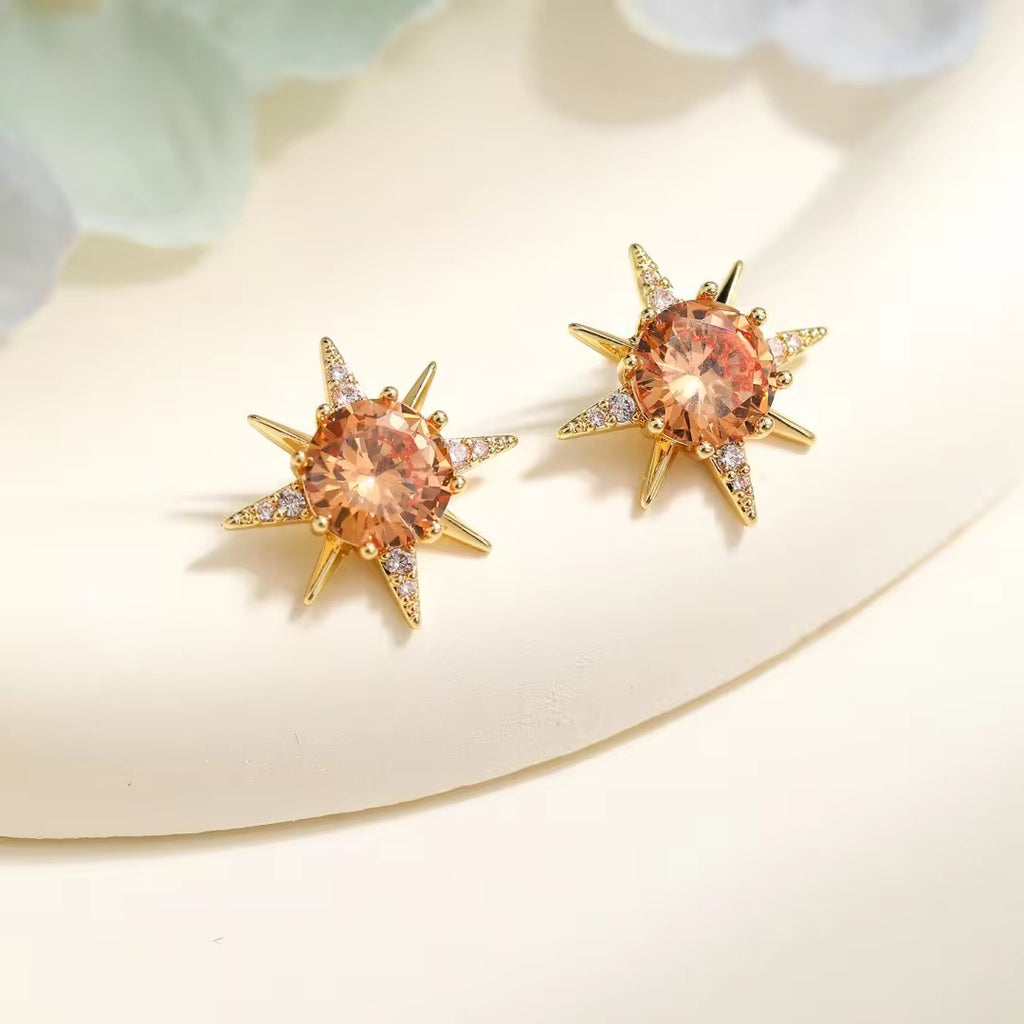 North Star Stud Earrings