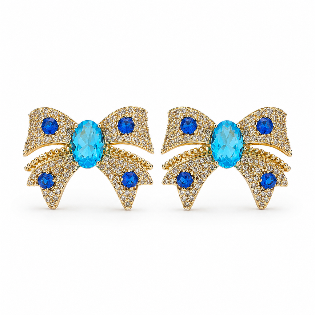 Royal Bow Earrings