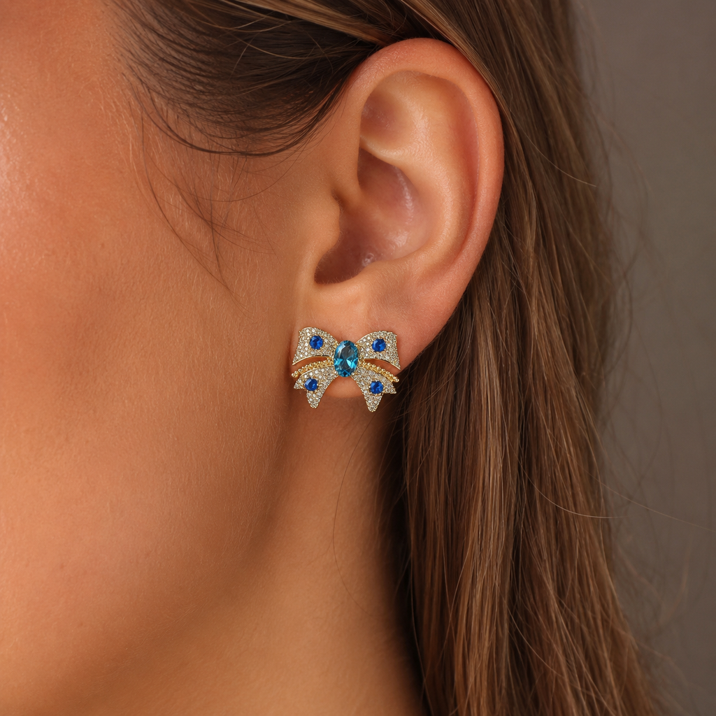 Royal Bow Earrings