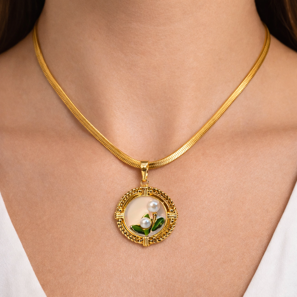 Pearl Blossom Necklace