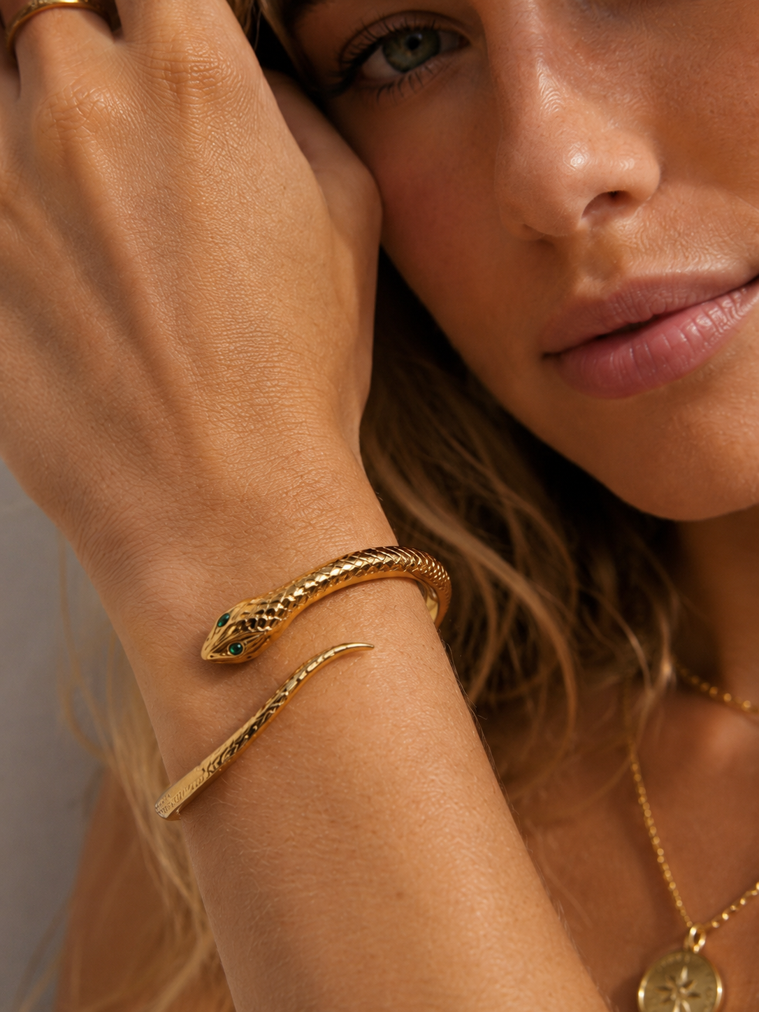 Serpent Bangle Bracelet