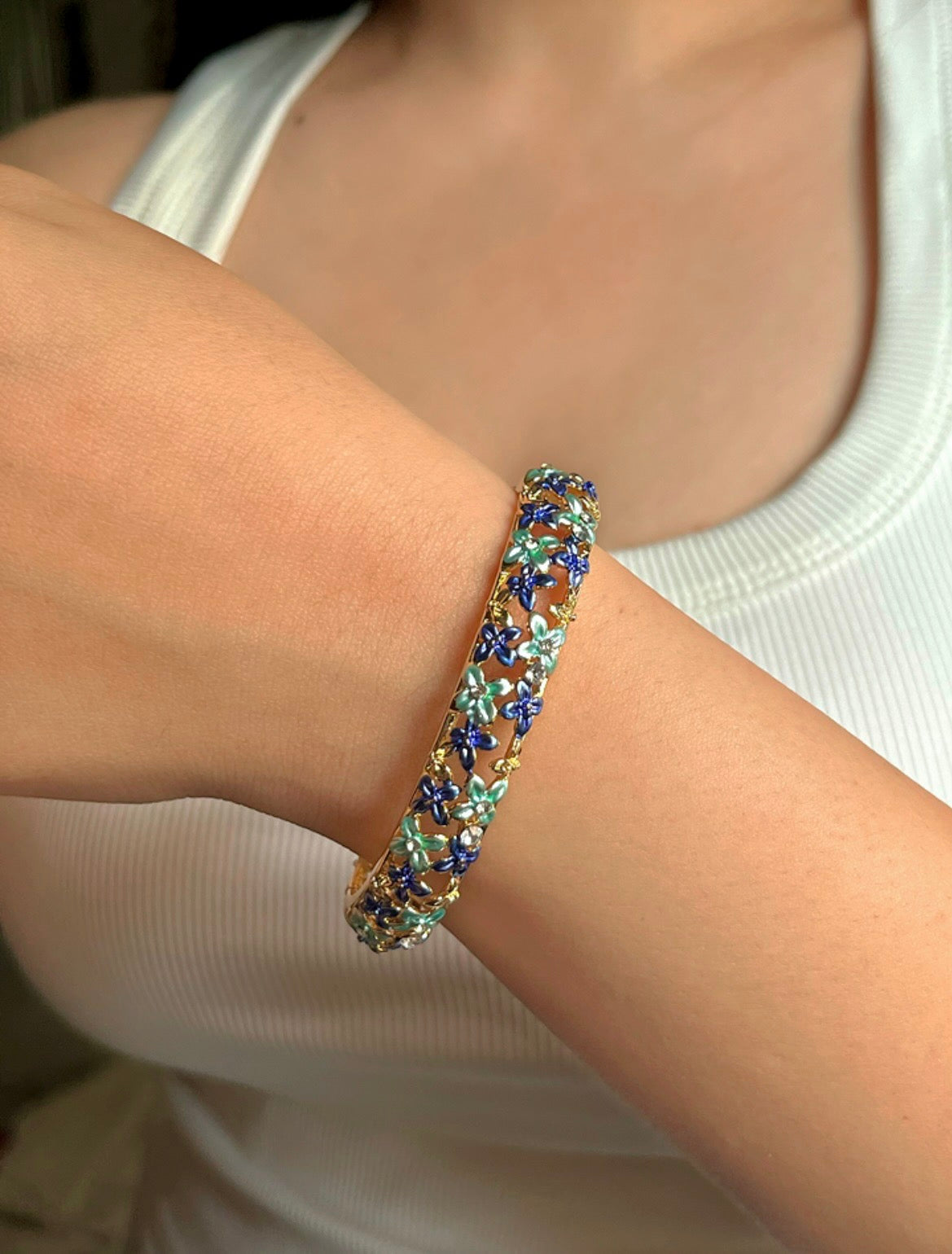Blue Bloom Bracelet