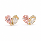 Blush Heart Earrings