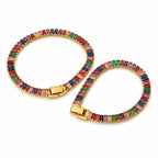Rainbow Zirconia Tennis Bracelet