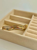 Golden Wave Bracelet