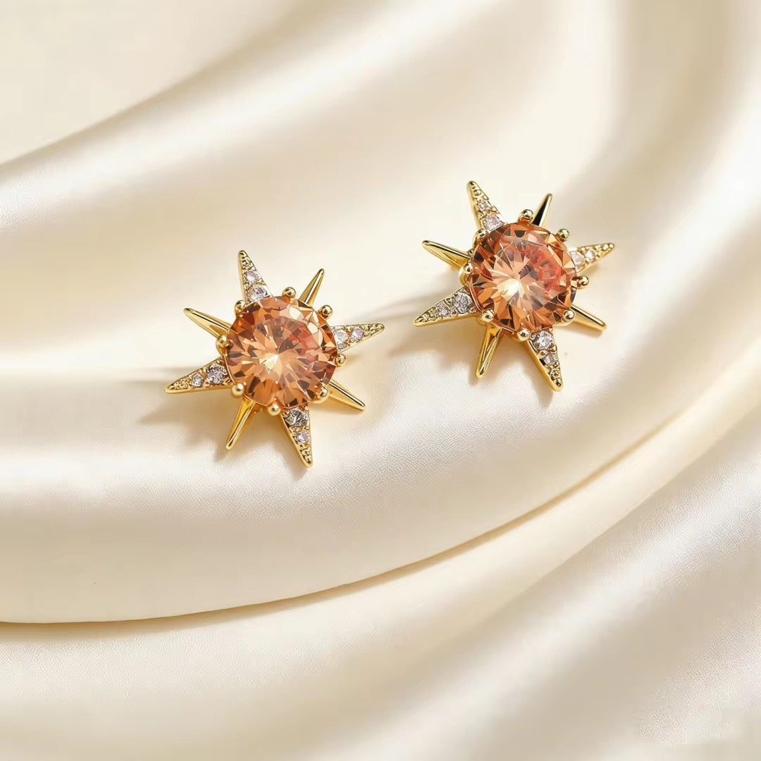 North Star Stud Earrings