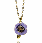 Violet Blossom Necklace