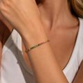 Dainty Rainbow Tennis Bracelet