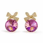 Crystal Bow Earrings