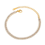 Double Layer Tennis Bracelet