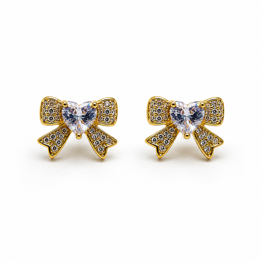 Sweetheart Bow Earrings