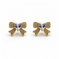 Sweetheart Bow Earrings