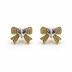 Sweetheart Bow Earrings