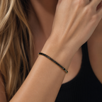 Black Zircon Tennis Bracelet
