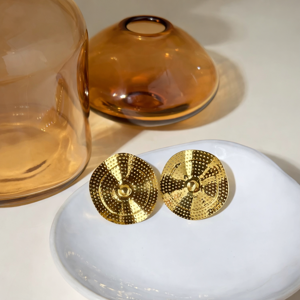 Disc Earrings
