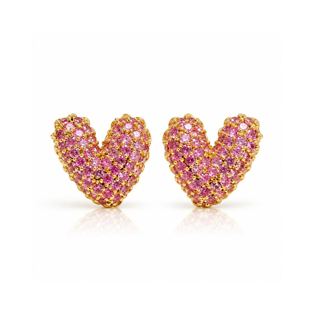 Amour Heart Studs