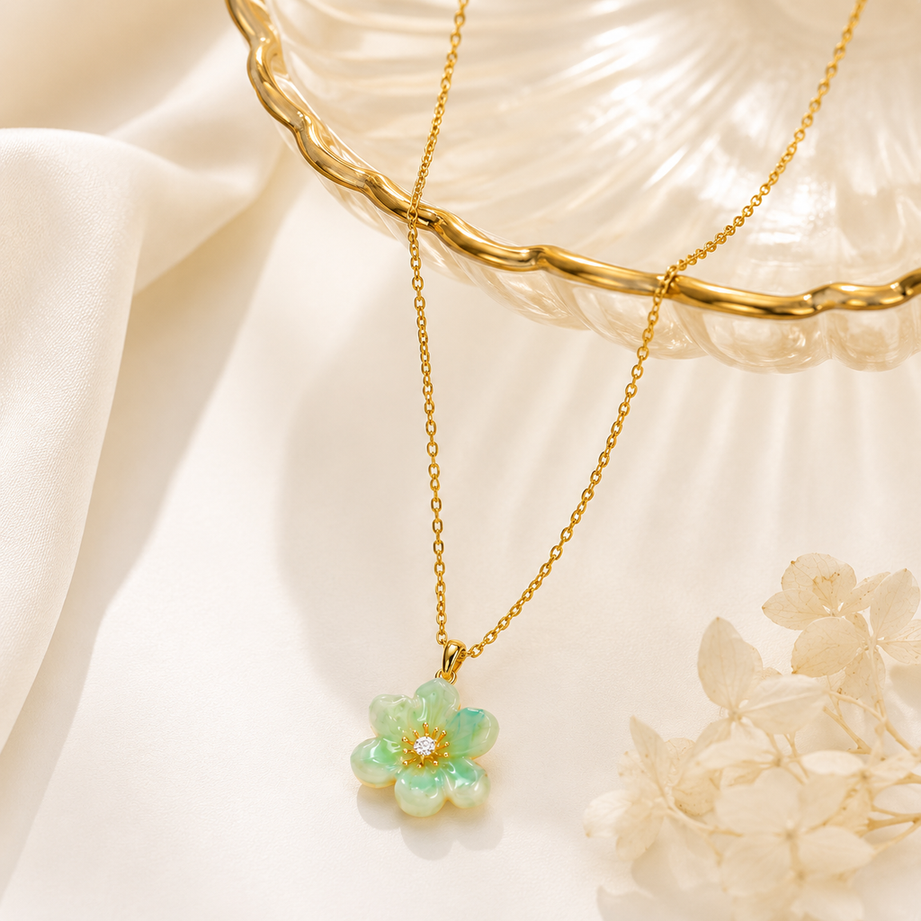 Mint Blossom Necklace