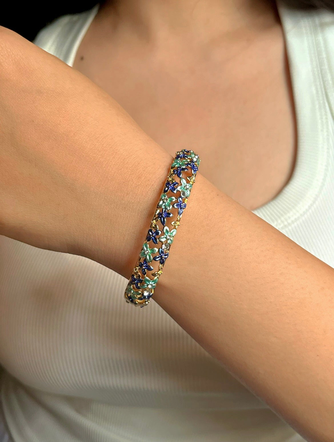Blue Bloom Bracelet