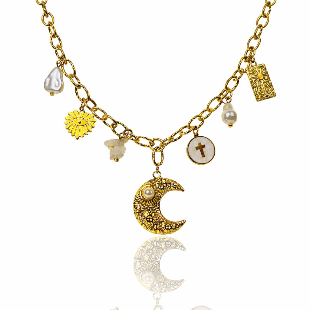 Moon Charm Necklace