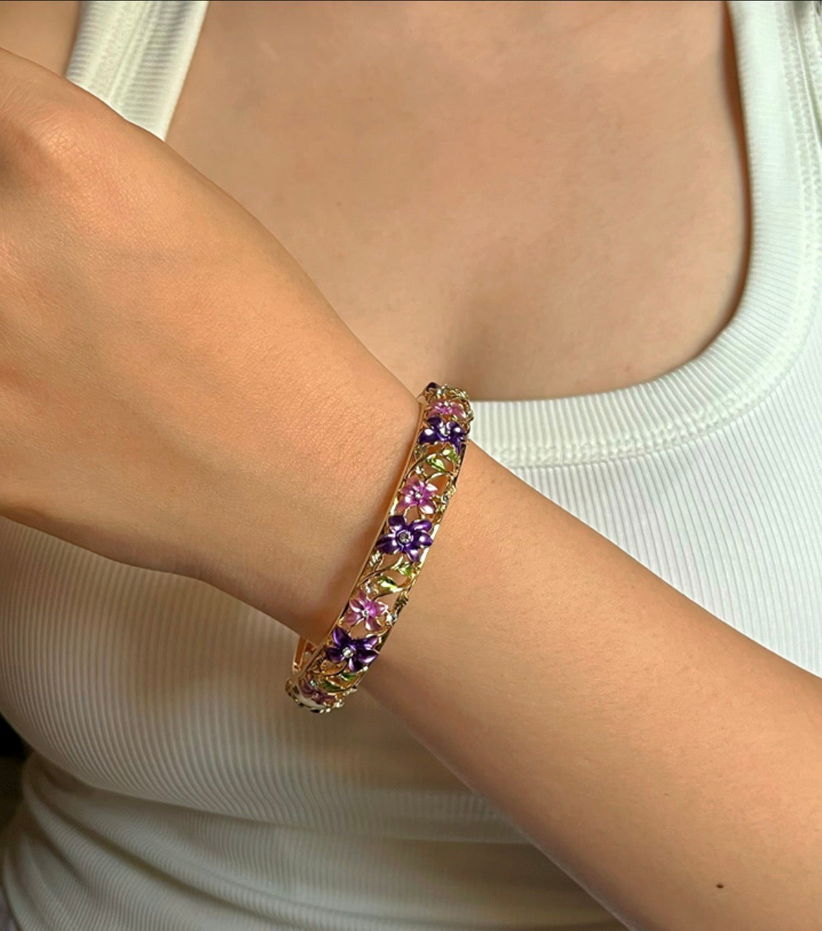 Lavender Noir Bracelet