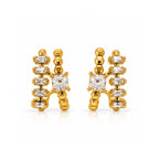 Baguette Duo Studs