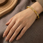 Zircon Bamboo Bracelet