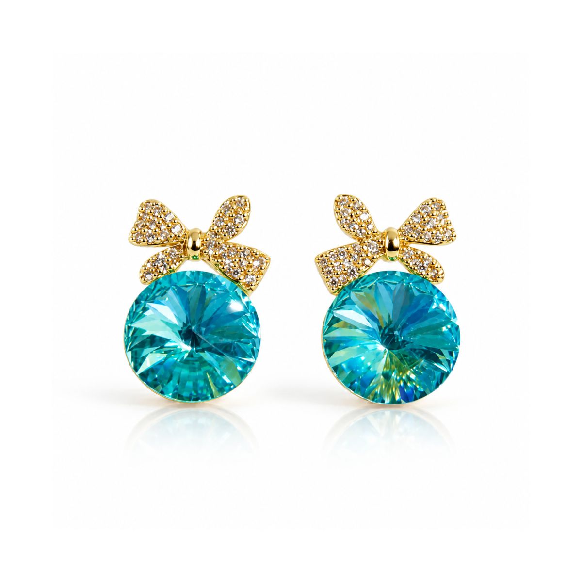 Crystal Bow Studs